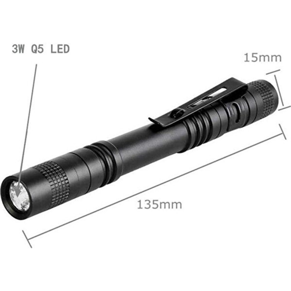 Pakuhit Gm 365NM 3 W LED Uv Penlight Mini Uv LED Kalem Işık Klip Fonksiyonlu Uv Kalem El Feneri Siyah Işık Pet Idrar Algılama (Yurt Dışından) El Feneri Fiyatı