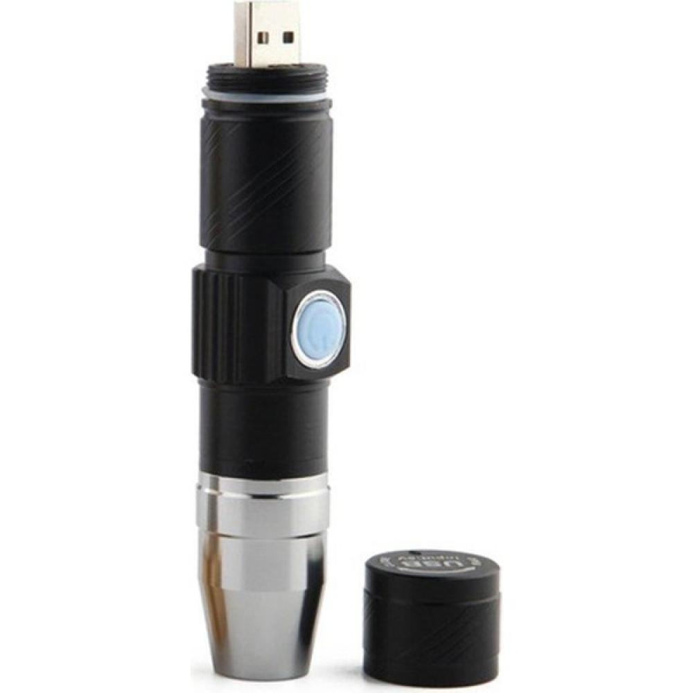 Pakuhit Mini LED El Feneri 365NM Muayene Lambası USB Şarj Uv Torch Işık Açık Kamp Yürüyüş Için Uv Dedektörü Işık (Yurt Dışından) El Feneri Fiyatı