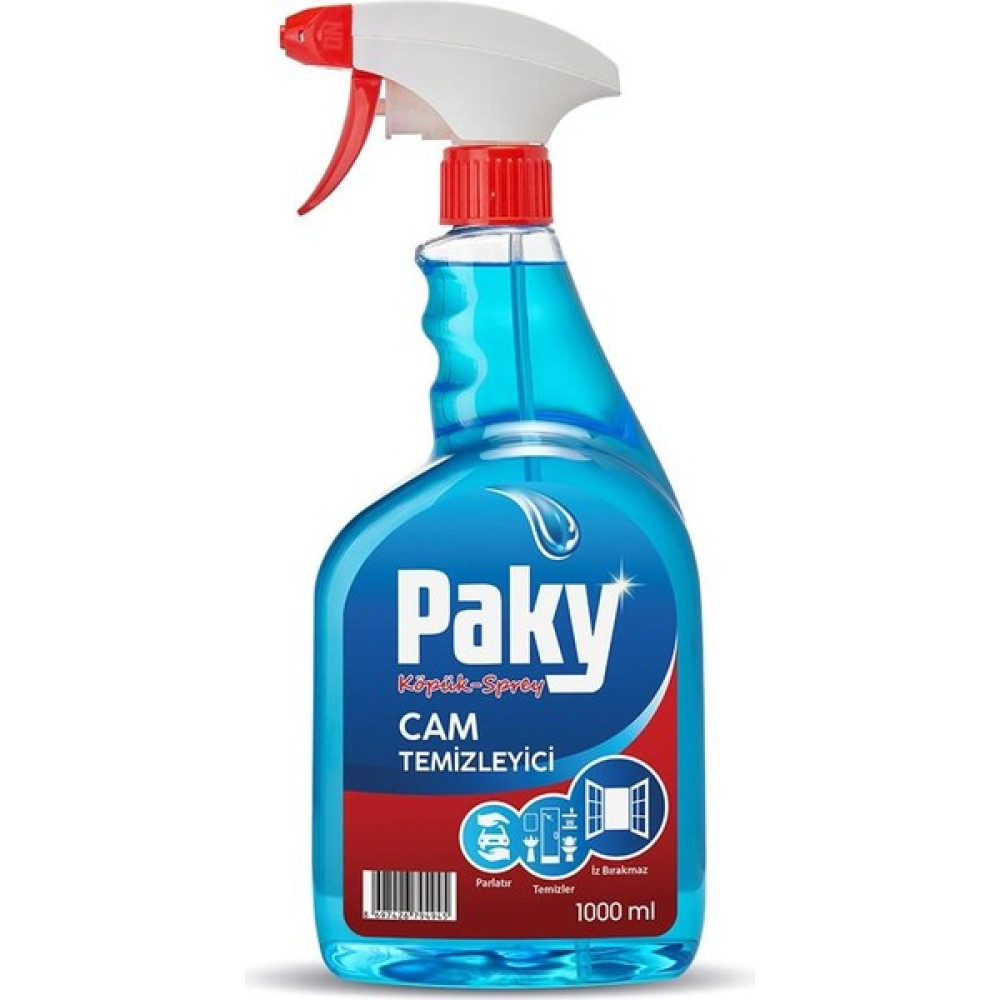 PAKY Cam Temizlik Köpüğü Trigger Sprey 1000 ml - 1 lt Temizlik Malzemeleri Fiyatı