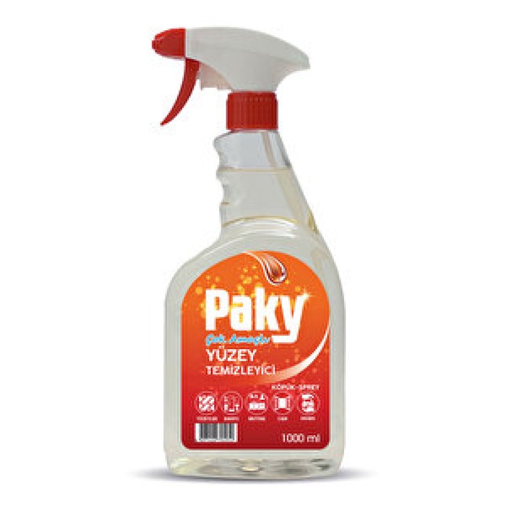 Paky Genel Yüzey Temizleyici Trigger Sprey 1000 Ml Parlatıcı ve Temizleyiciler Fiyatı