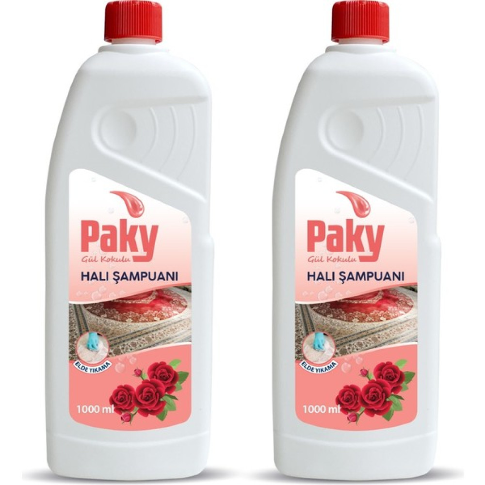 Paky Gül Halı Şampuanı 2 Adet 1000 ml Halı Şampuanı Fiyatı