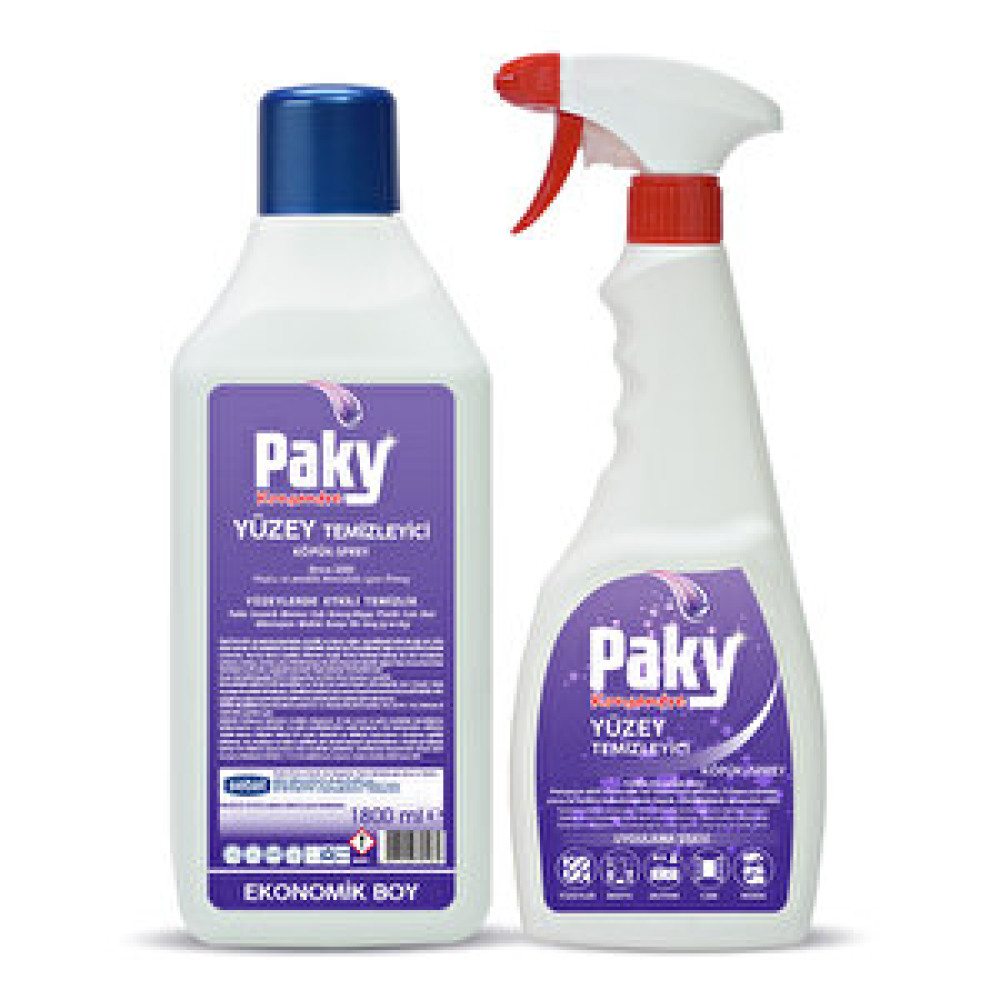 Paky Konsantre Yüzey Temizleyici Seti 1800+750 Ml Parlatıcı ve Temizleyiciler Fiyatı