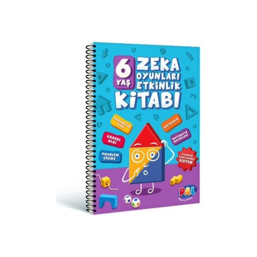 Pal 6 Yaş Zeka Oyunları Etkinlik Kitabı Okul Öncesi Eğitici & Öğretici Kitaplar Fiyatı