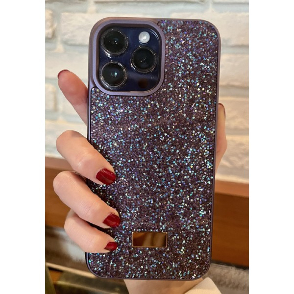 Paladyum Case Apple iPhone 14 Promax Uyumlu Mor Taşlı Kılıf - iPhone 14 Pro Max Cep Telefonu Kılıfı Fiyatı