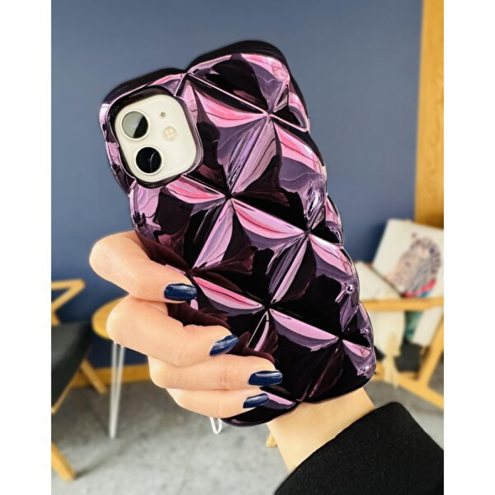 Paladyum Case iPhone 11 Uyumlu Mor Baklava Dilimli Puf Kılıf Cep Telefonu Kılıfı Fiyatı