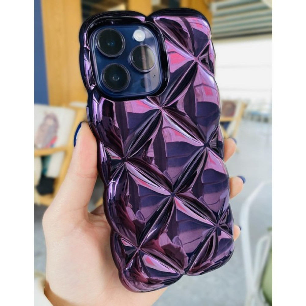 Paladyum Case iPhone 14 Promax Uyumlu Mor Baklava Dilimli Puf Kılıf Cep Telefonu Kılıfı Fiyatı