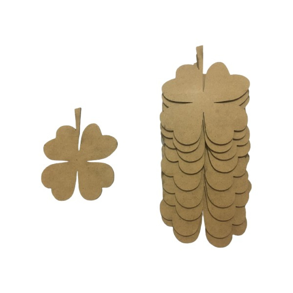 Palet Sanat Ahşap Yonca Yaprağı 10 Lu Set 2.7 mm (Mdf Obje) Oyun & Hobi Fiyatı