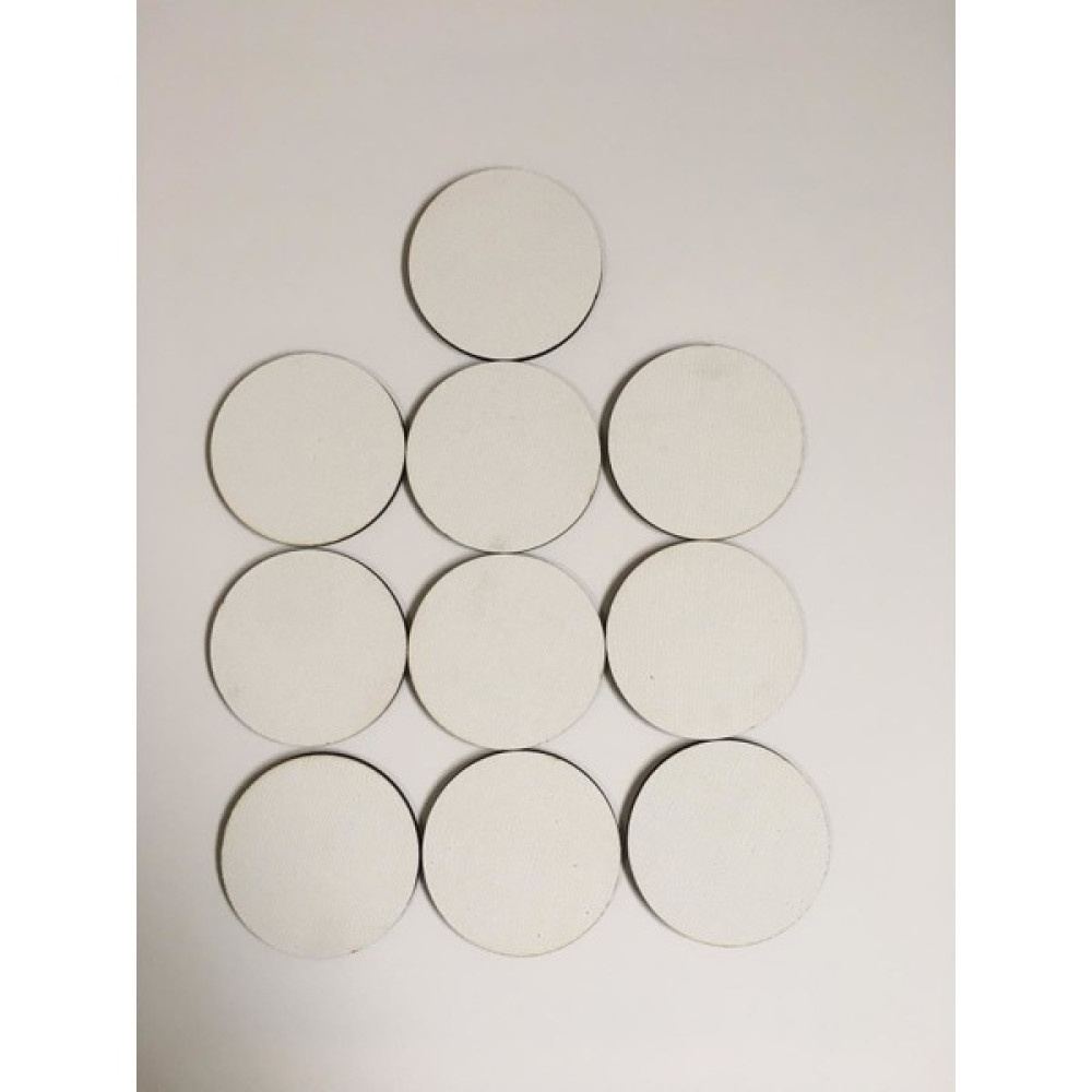 Palet Sanat Tuval 7 cm Yuvarlak Pres Tuval 10'lu Set - Krem Tuval Fiyatı