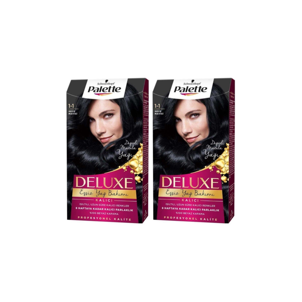 Palette Deluxe 1-1 Gece Mavisi X 2 Adet Saç Boyası Fiyatı