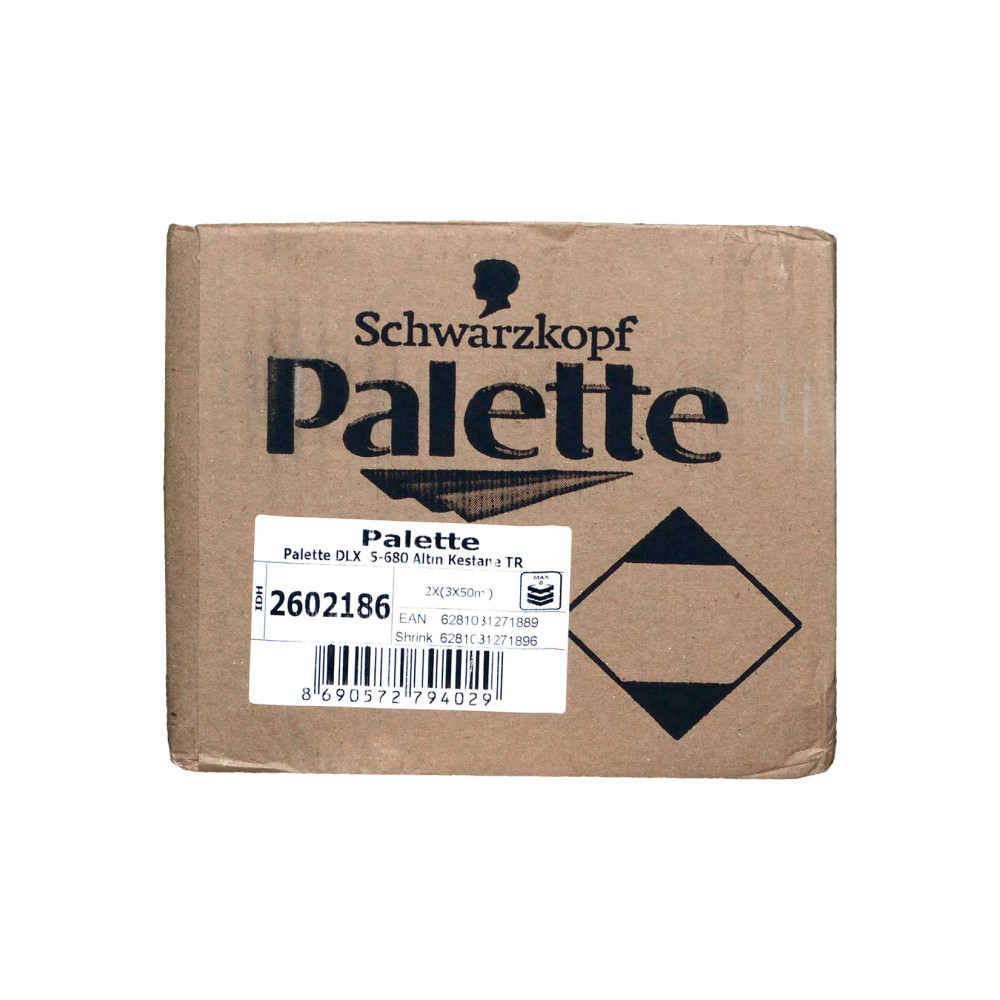 Palette Deluxe Saç Boyası No:5-680 Altın Kestane