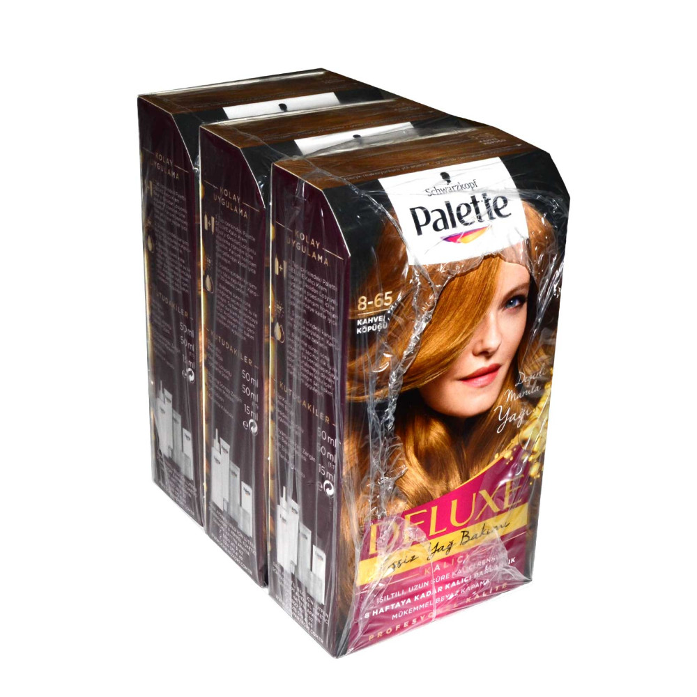 Palette Deluxe Saç Boyası No:8.65 Kahve Köpüğü