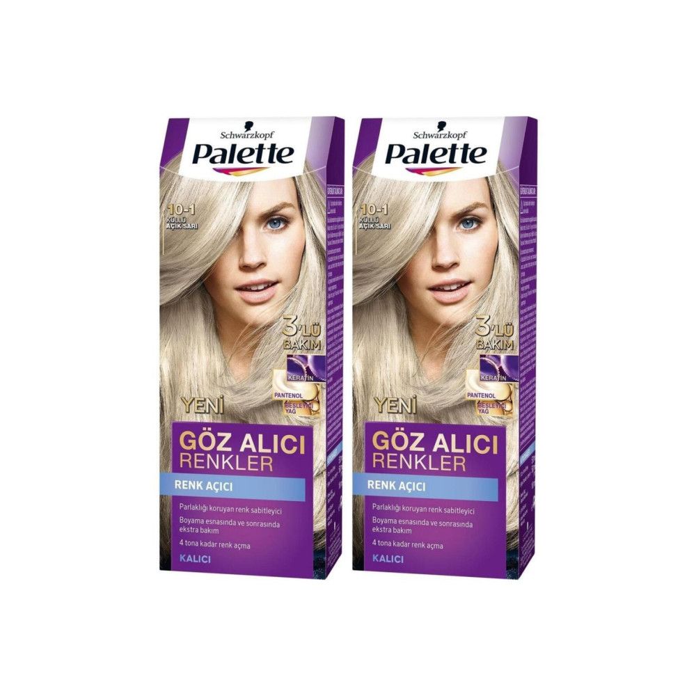 Palette Göz Alıcı Renkler 10-1 Küllü Açık Sarı X 2 Adet Saç Boyası Fiyatı