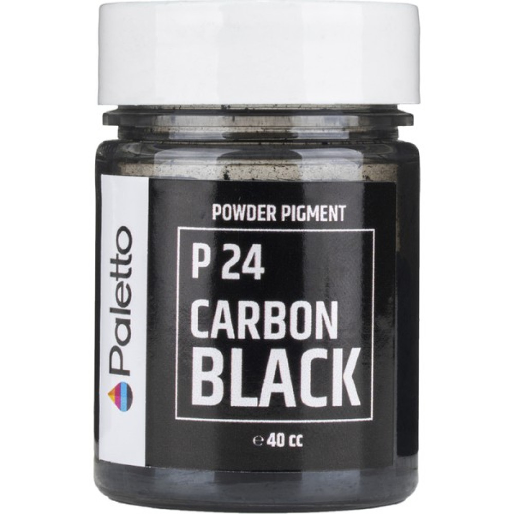 Paletto P24 Karbon Siyah Toz Pigment Epoksi Boya 40CC Boyalar Fiyatı