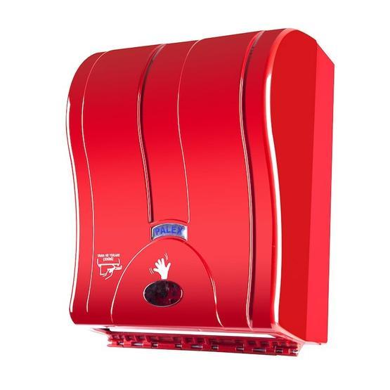 Palex 3491-B 21 cm Kırmızı Prestij Otomatik Havlu Dispenseri