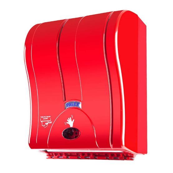 Palex 3491-B 21 cm Kırmızı Prestij Otomatik Havlu Dispenseri