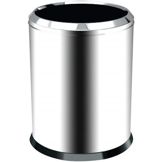 Palex 3820-32 32 lt Krom Çemberli Çöp Kovası