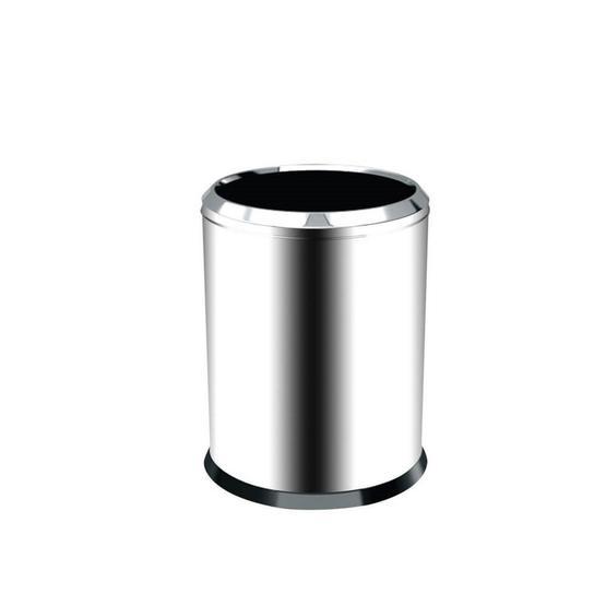 Palex 3820-8 8 lt Krom Çemberli Çöp Kovası