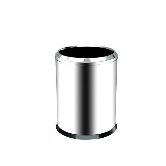 Palex 3820-8 8 lt Krom Çemberli Çöp Kovası