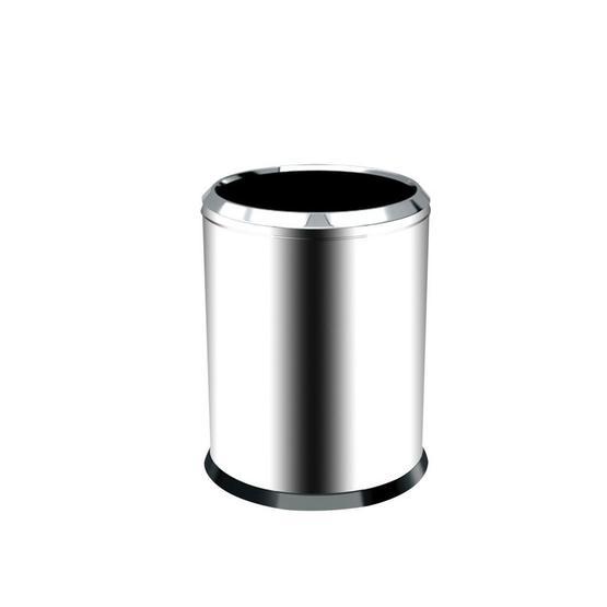 Palex 3820-8 8 lt Krom Çemberli Çöp Kovası