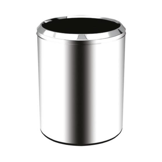 Palex 3820-8 8 lt Krom Çemberli Çöp Kovası
