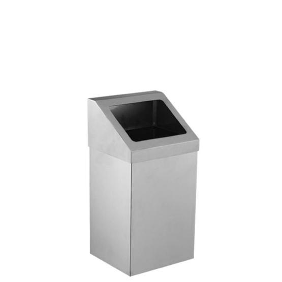 Palex 3834-307 7 lt Krom Açık Çatı Kapaklı Çöp Kovası