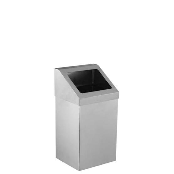 Palex 3834-307 7 lt Krom Açık Çatı Kapaklı Çöp Kovası