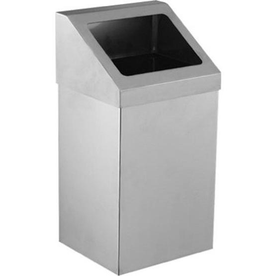 Palex 3834-307 7 lt Krom Açık Çatı Kapaklı Çöp Kovası