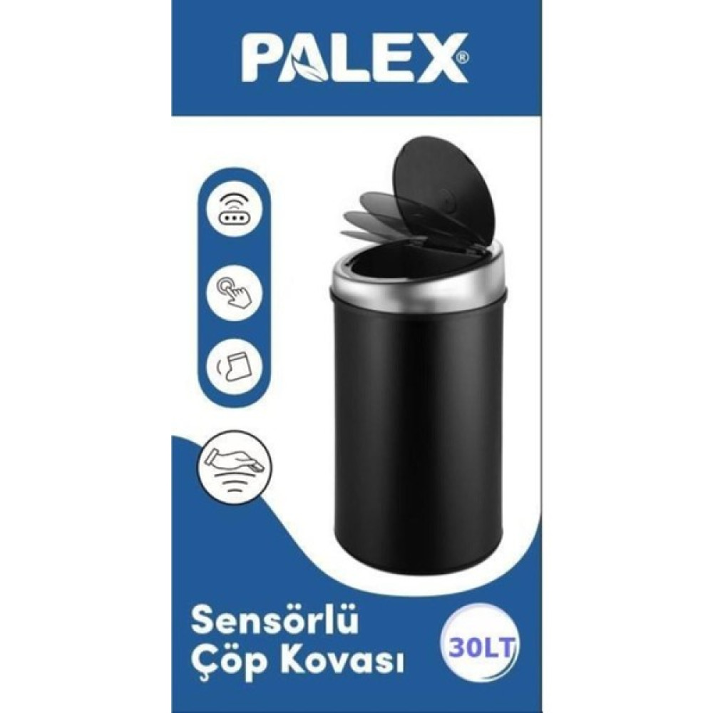 Palex Sensörlü Çöp Kovası 30 Lt Siyah - Çok Renkli Oto Boyaları Fiyatı