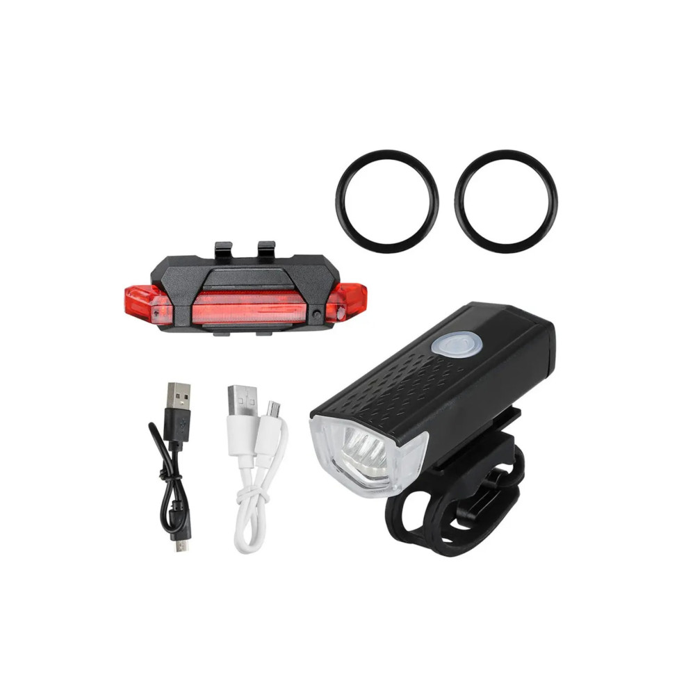 Pallero Su Geçirmez Usb Şarj Led Bisiklet Scooter Ön Far Arka Işık Lambası Işık Seti Bisiklet Far Bisiklet Aksesuarları Fiyatı