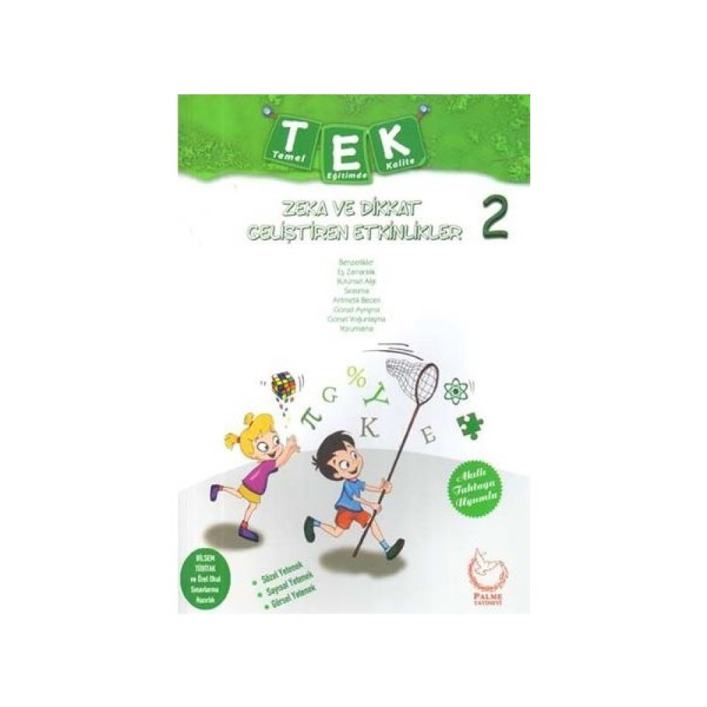Palme 2. Sınıf Zeka ve Dikkat Geliştiren Etkinlikler Matematik Fiyatı