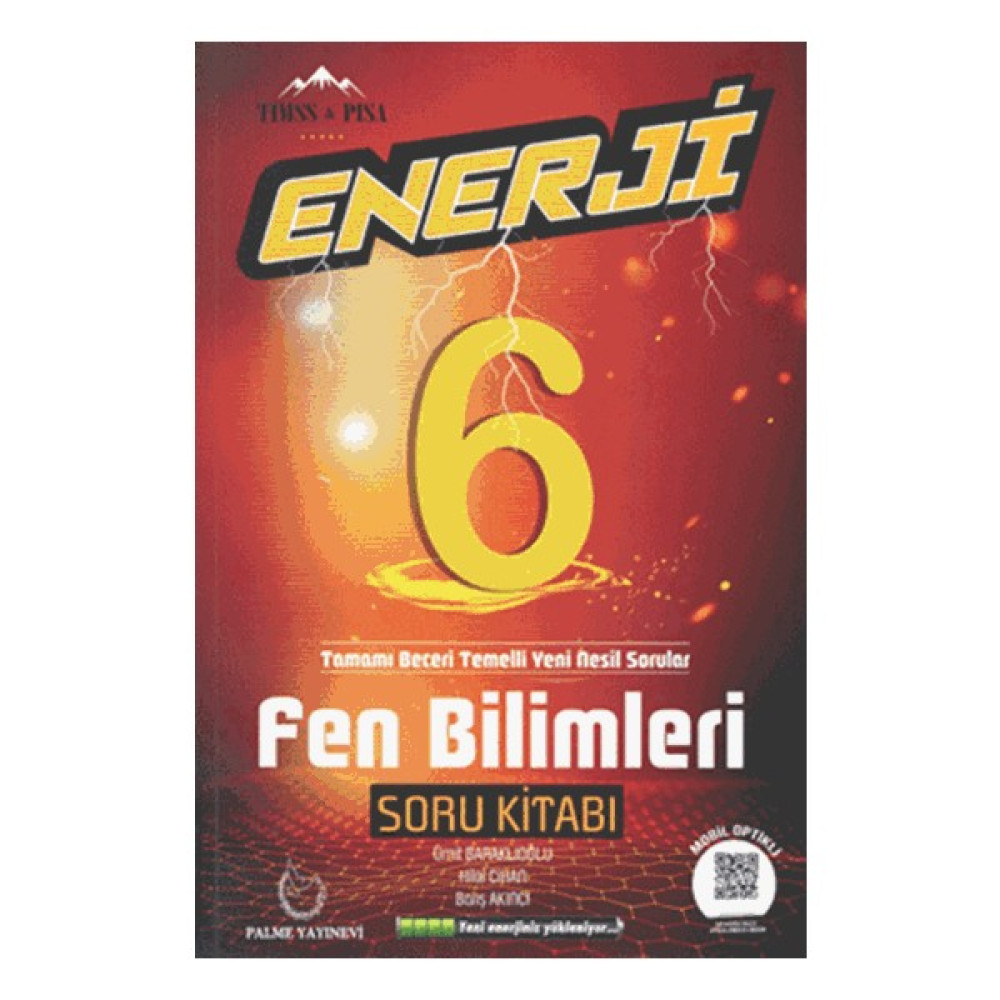 Palme 6. Sınıf Enerji Fen Bilimleri Soru Kitabı Fen - Bilişim ve Teknoloji Fiyatı