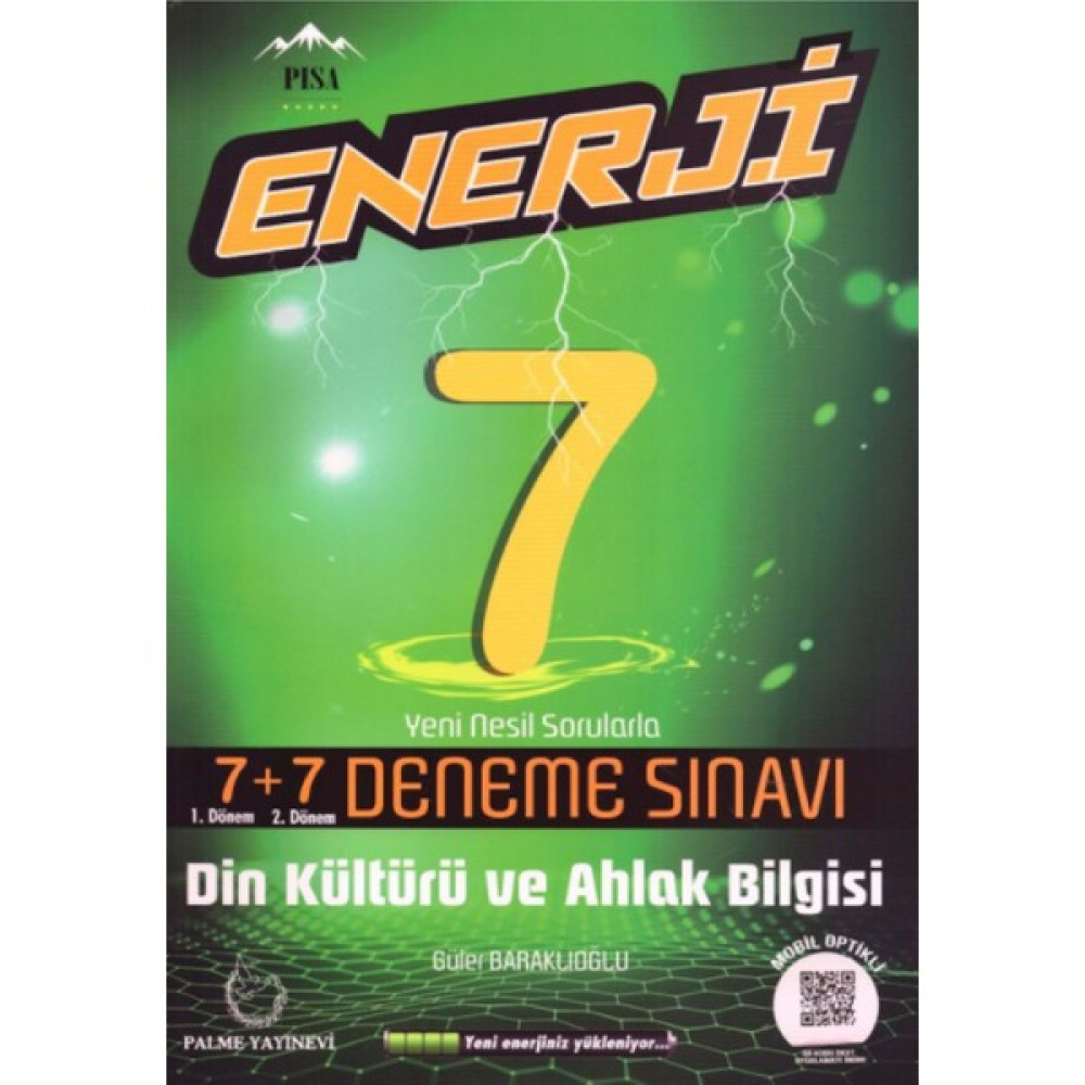 Palme 7. Sınıf Enerji Din Kültürü ve Ahlak Bilgisi 7+7 Deneme palme Din Kültürü ve Ahlak Bilgisi Fiyatı