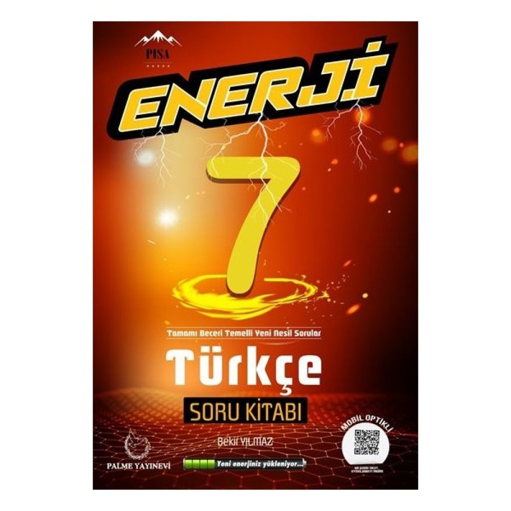 Palme 7. Sınıf Enerji Türkçe Soru Kitabı Türkçe Fiyatı