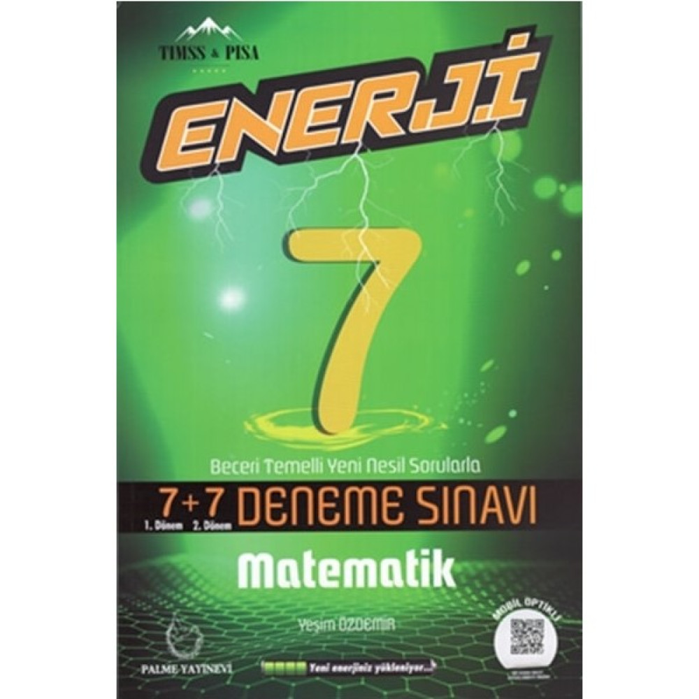 Palme 7.Sınıf Enerji 7+7 Matematik Deneme Sınavı - Yeşim Özdemir Matematik Fiyatı