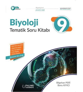 Palme Yayıncılık 9. Sınıf Joker Biyoloji Soru Kitabı Kaynak Kitapları Fiyatı