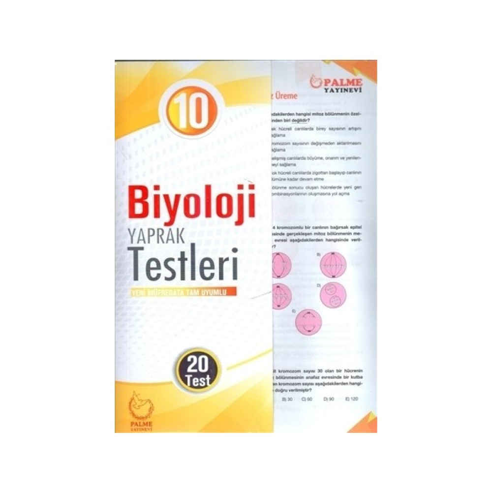 Palme Yayıncılık 10. Sınıf Biyoloji Yaprak Test Yaprak Testler Fiyatı