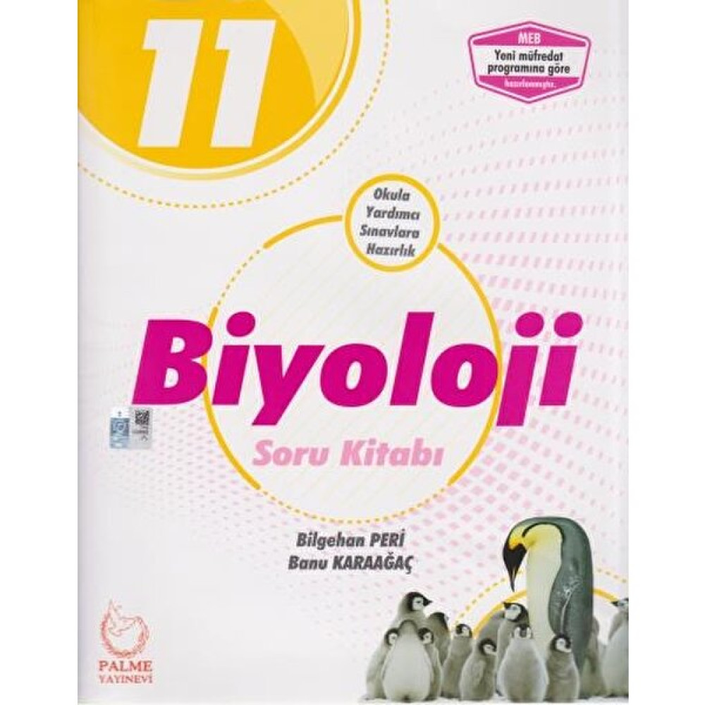 Palme Yayıncılık 11. Sınıf Biyoloji Soru Kitabı - Bilgehan Peri - Banu Karaağaç Ders Sınav Kitapları Fiyatı