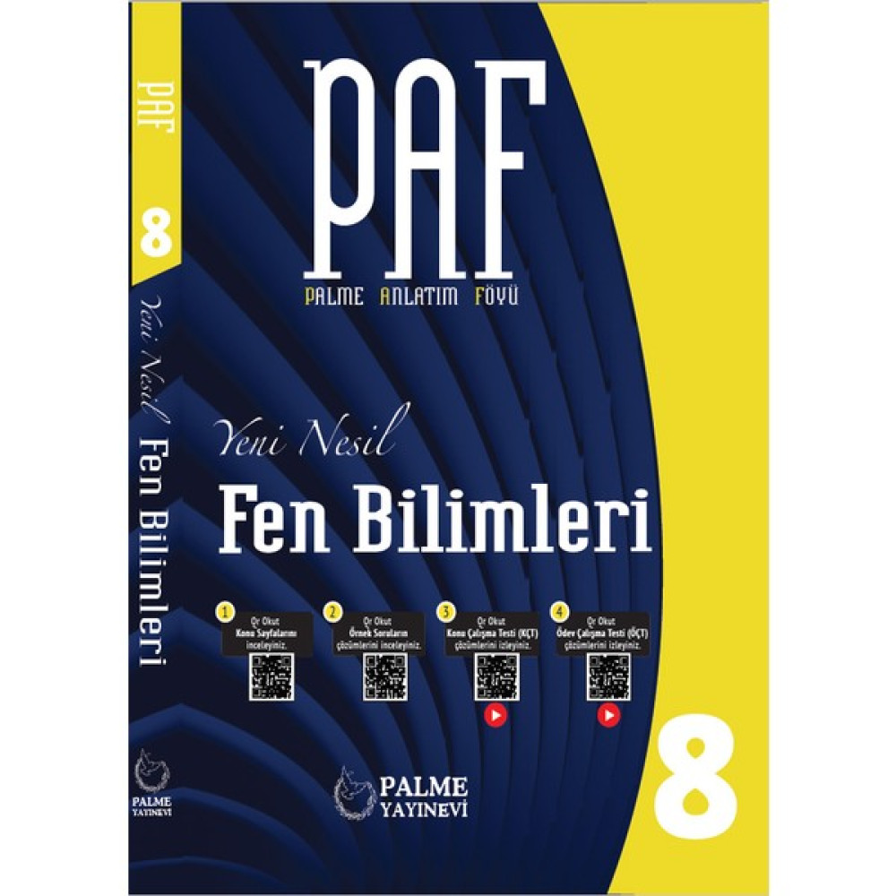 Palme Yayıncılık 8. Sınıf Fen Bilimleri Paf Konu Anlatım Föyleri (Ciltli) Kaynak Kitapları Fiyatı