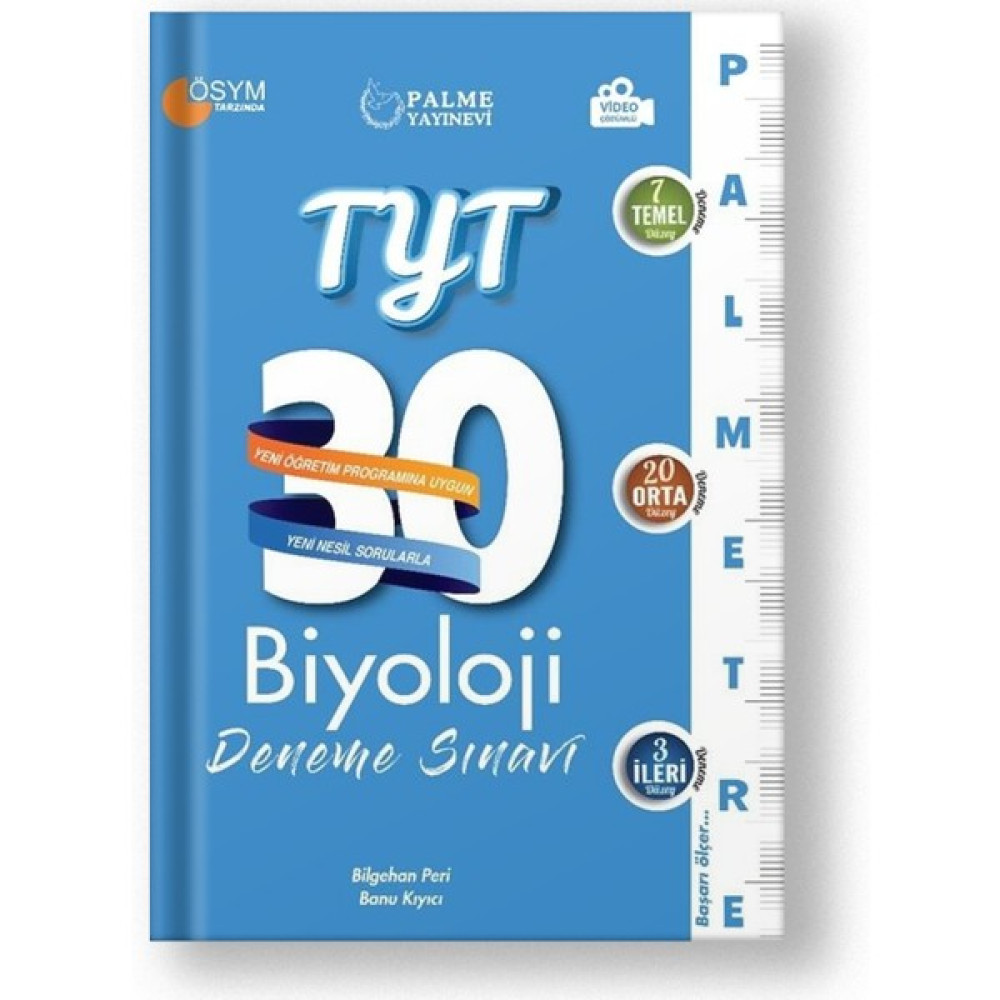 Palme Yayıncılık Palme Enerji Tyt Biyoloji 30 Deneme Yeni Tüm Dersler Fiyatı