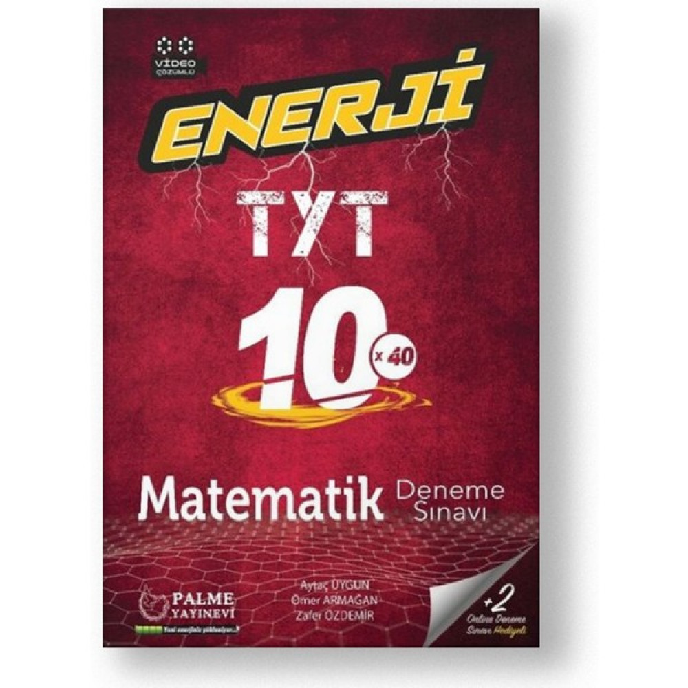 Palme Yayıncılık Palme Enerji Yks Tyt Matematik 10 Deneme Sınavı Tüm Dersler Fiyatı