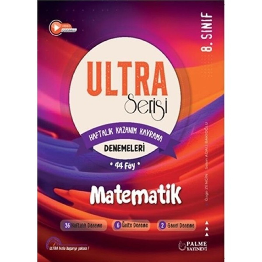 Palme Yayıncılık Palme Yayıncılık Palme 8. Sınıf Ultra Serisi Matematik Denemeleri Ders Sınav Kitapları Fiyatı