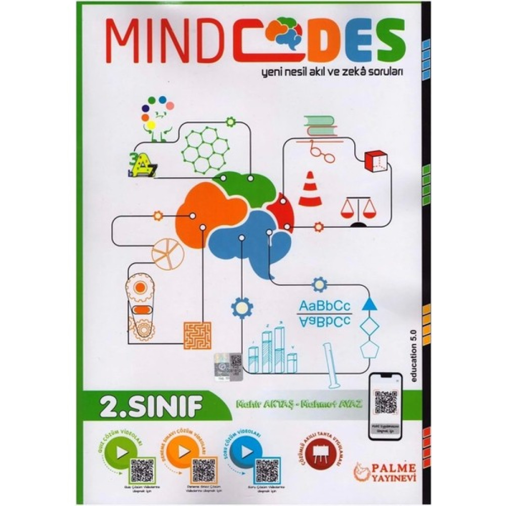 Palme Yayıncılık Palme Yayınları 2. Sınıf Mind Codes Yeni Nesil Akıl ve Zeka Soruları Kaynak Kitapları Fiyatı
