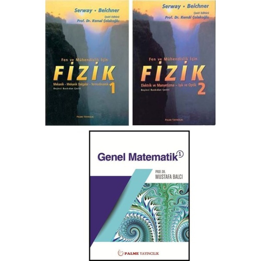 Palme Yayıncılık Serway Fizik 1-2-Genel Matematik 1 Tüm Dersler Fiyatı
