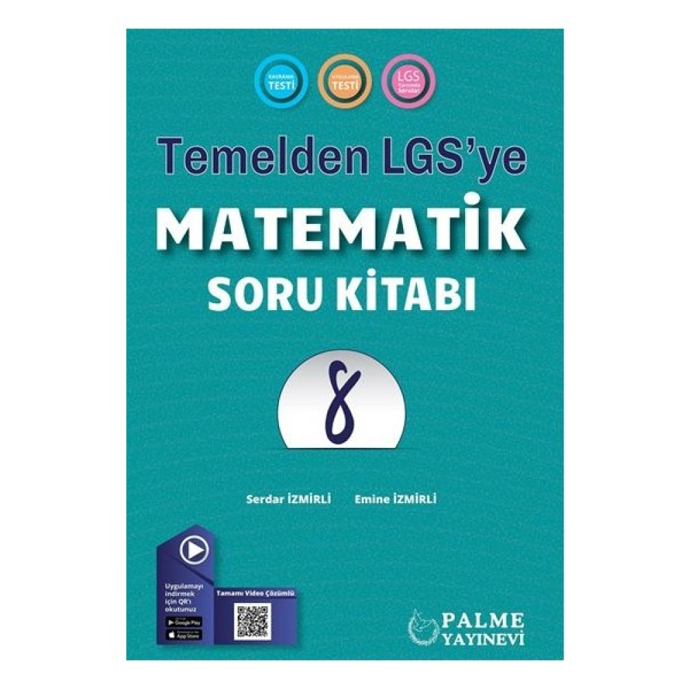 Palme Yayınevi 8. Sınıf Matematik Temelden LGS'ye Soru Kitabı Kaynak Kitapları Fiyatı