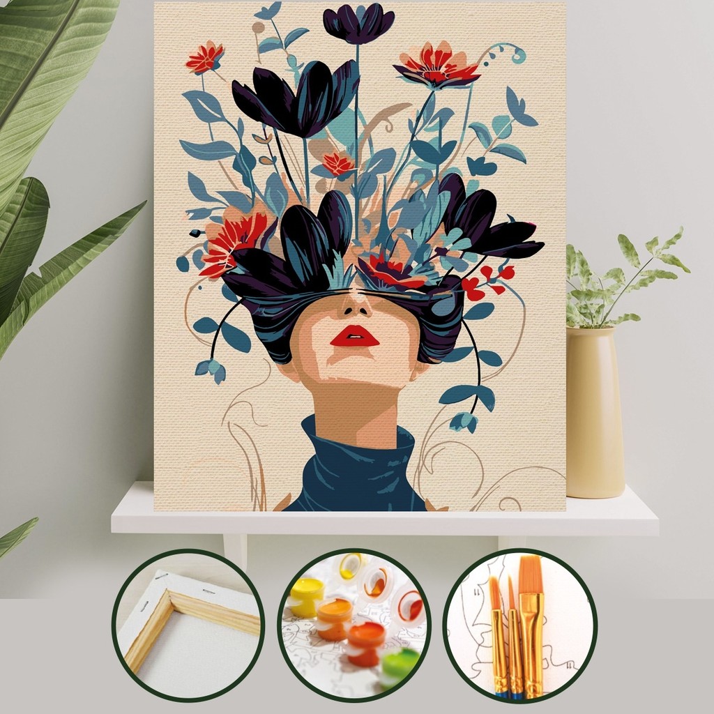Palmiye Hobi Sanat 40X50 cm Tuval Seti Fırça Boya Dahil Çıtaya Gerili - Düş Özellikli Diğer Fiyatı