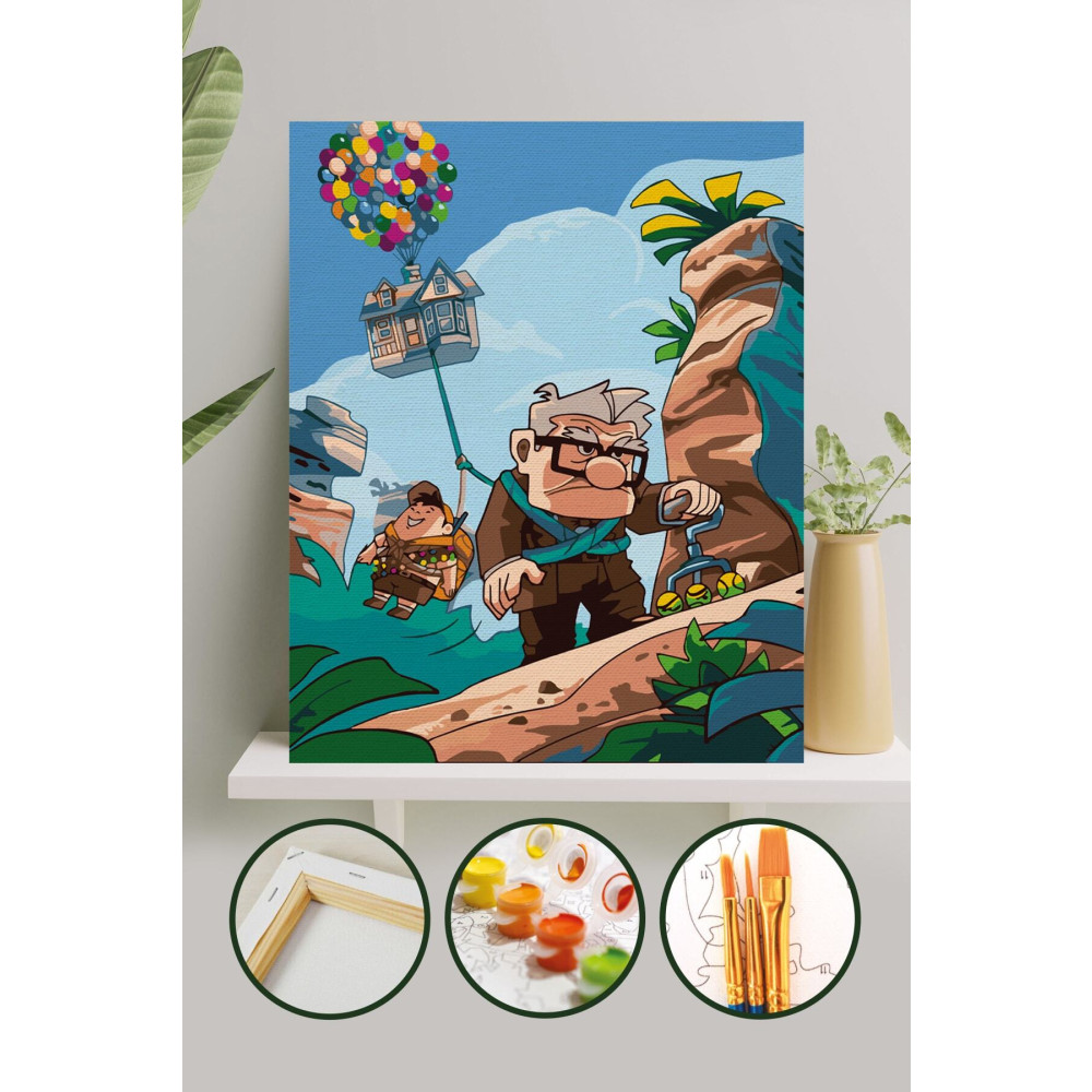 Palmiye Hobi Sanat Kırtasiye Sayılarla Boyama Tuval Seti Fırça Boya Dahil (çıtalı) 40x50 Cm - Up Tuval Fiyatı