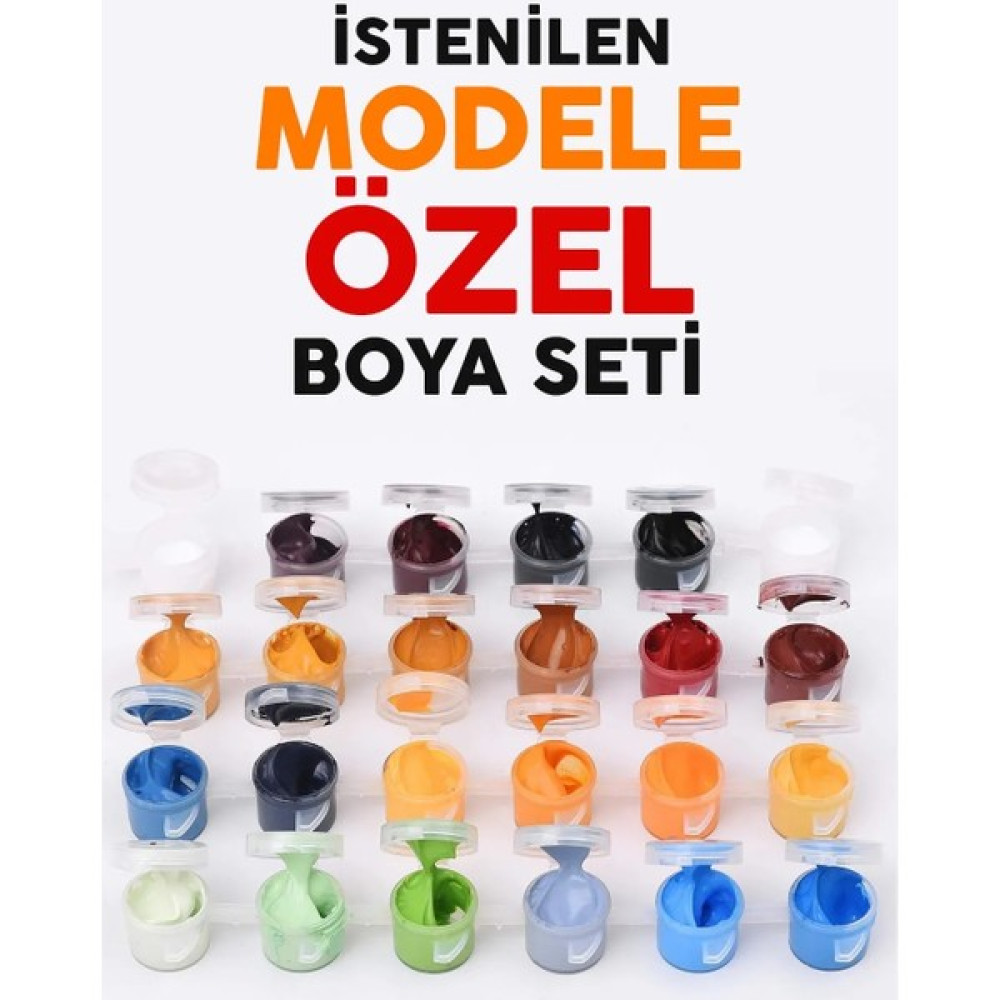 Palmiye Hobi Sanat Modele Özel Tüm Renkleri Içeren Boya Seti Sayılarla Boyama Sanatsal Malzemeler Fiyatı
