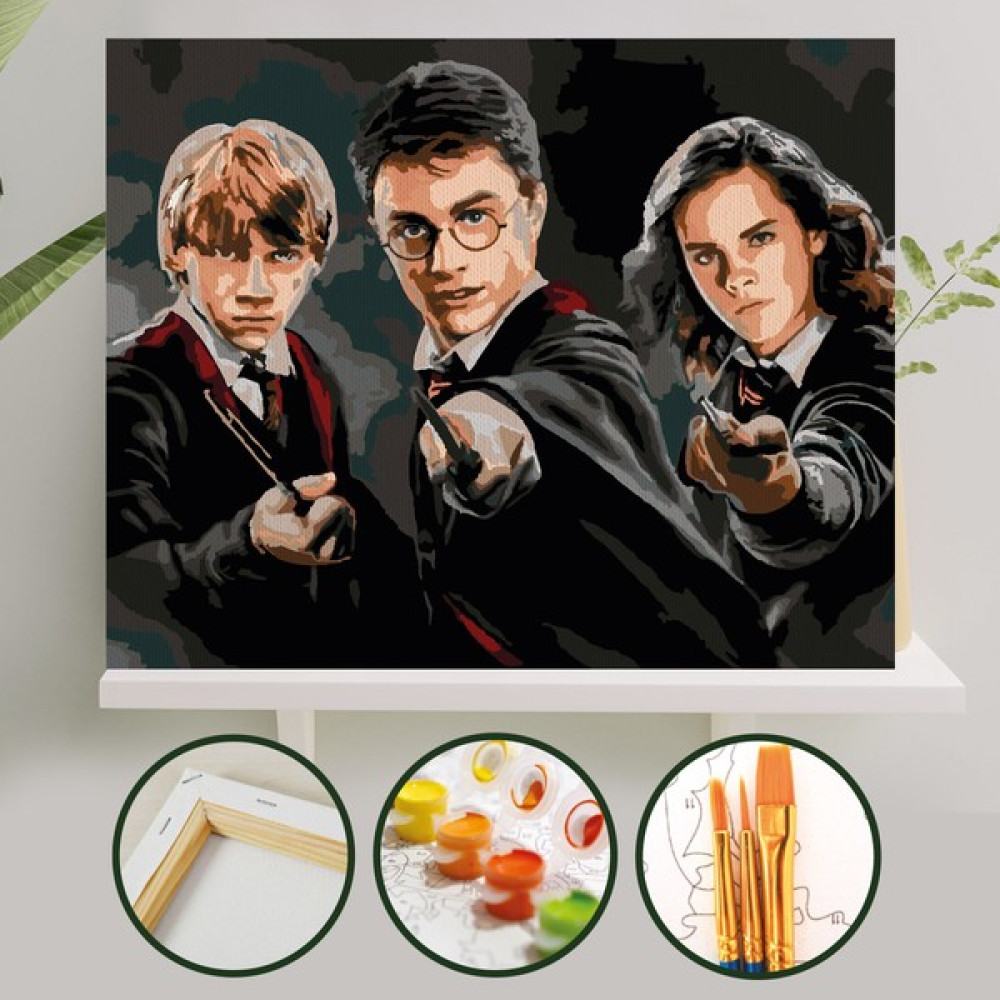 Palmiye Hobi Sanat Sayılarla Boyama Tuval Seti Fırça Boya Dahil (Çıtalı) 40X50 cm - Harry Potter Sanatsal Malzemeler Fiyatı