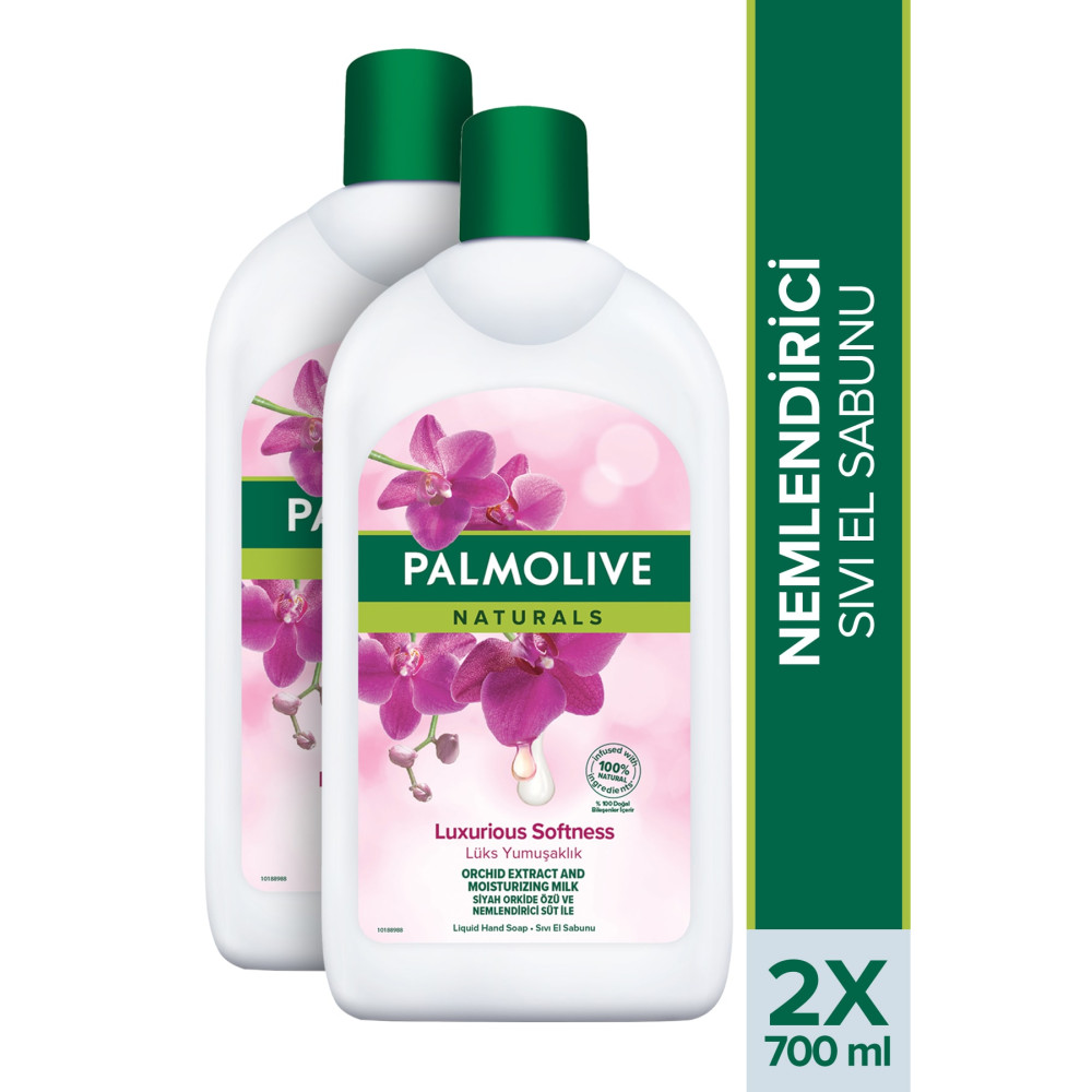 Palmolive Naturals Siyah Orkide İpeksi Yumuşaklık Nemlendirici Sıvı El Sabunu 2 x 700 ml Sabunlar Fiyatı