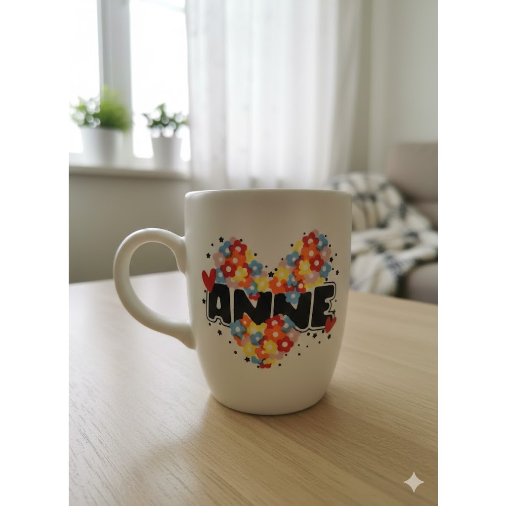 Palto Tasarım Anne Krem Oval Kupa - Hediyelik Kupa Fincan Mug - 1 Adet Diğer Fiyatı
